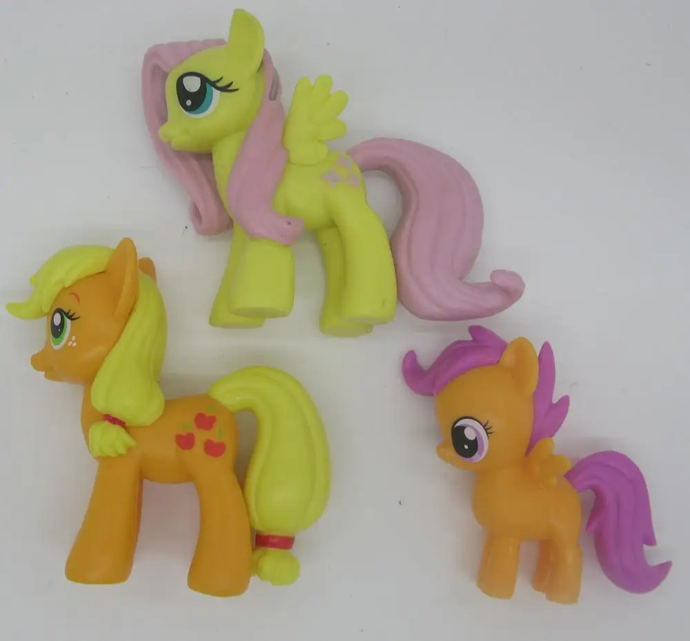 3 шт. фигурка Пони MY Fluttershy scootaloo A29H | Игрушки и хобби