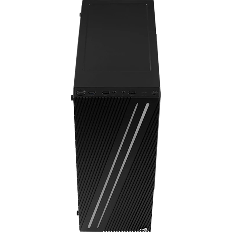 Корпус Aerocool Streak-A-BK-v1 черный без БП ATX 1x80mm 2xUSB2.0 1xUSB3.0 audio | Компьютеры и офис