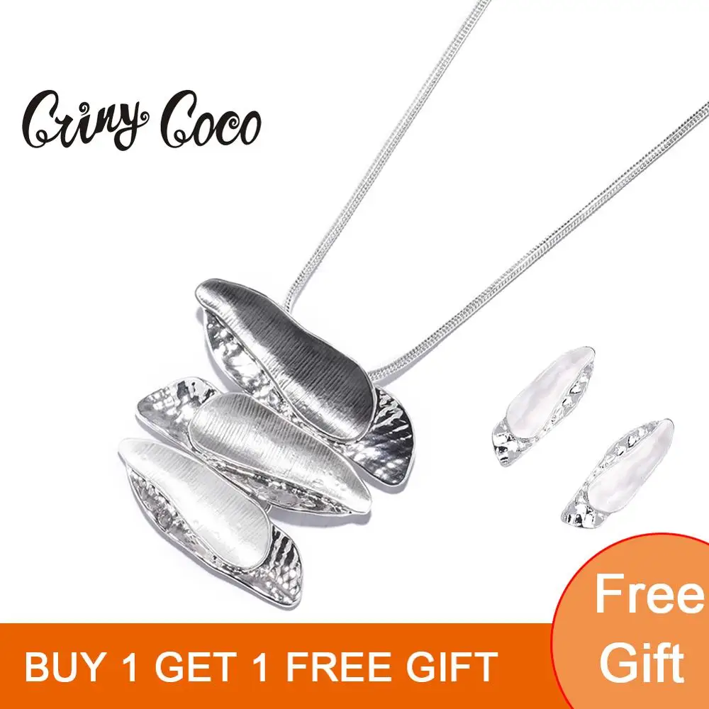 

Классические геометрические Подвески Cring Coco, ожерелье для женщин, модные большие цепочки из сплава, чокеры, ювелирные изделия для свадебной ...