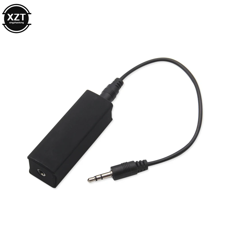 

New Ground Loop Noise Isolator Audio System Home Stereo With 3.5mm Audio Cable Noise Canceling For Car