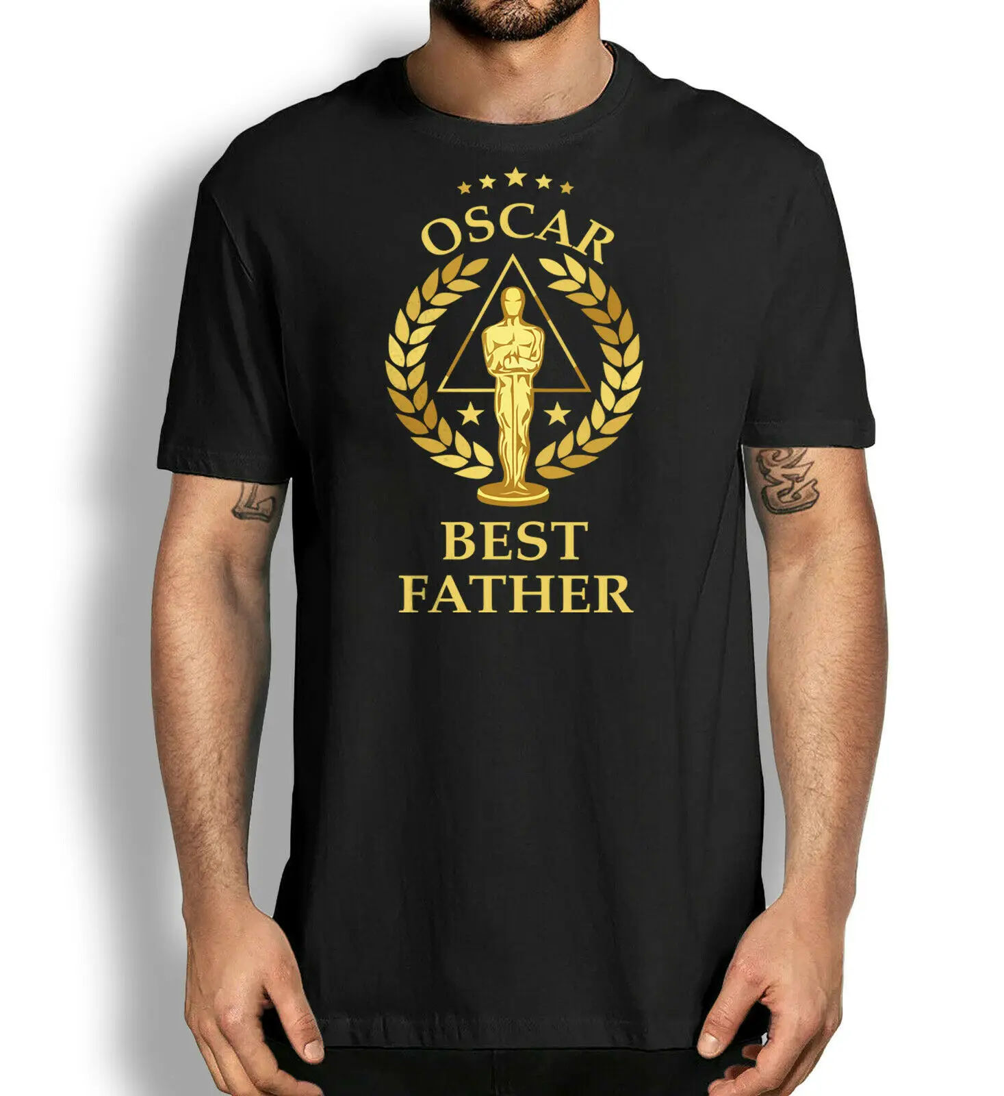 

Best Father Oscar Award T-Shirt, Father's Day, Dad Birthday Gift Shirt, Dad Tee