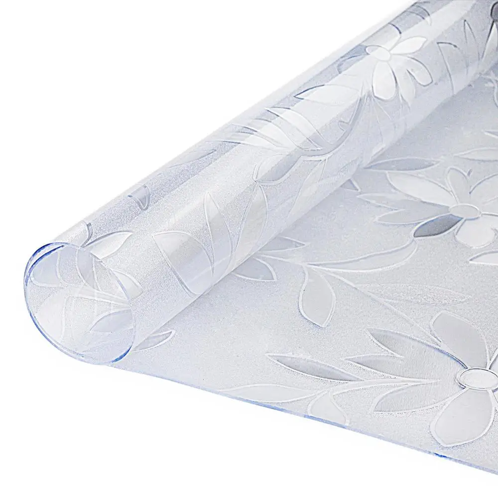 ПВХ скатерть водонепроницаемая прозрачная коврик для стола кухонный узор