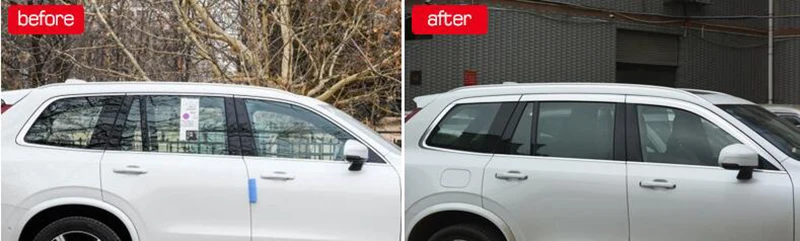 High Quality 6 Pcs ABS plating chrome decorative trim vent shade rain sun wind deflector window visor for XC90 2015 - 2019 | Автомобили и