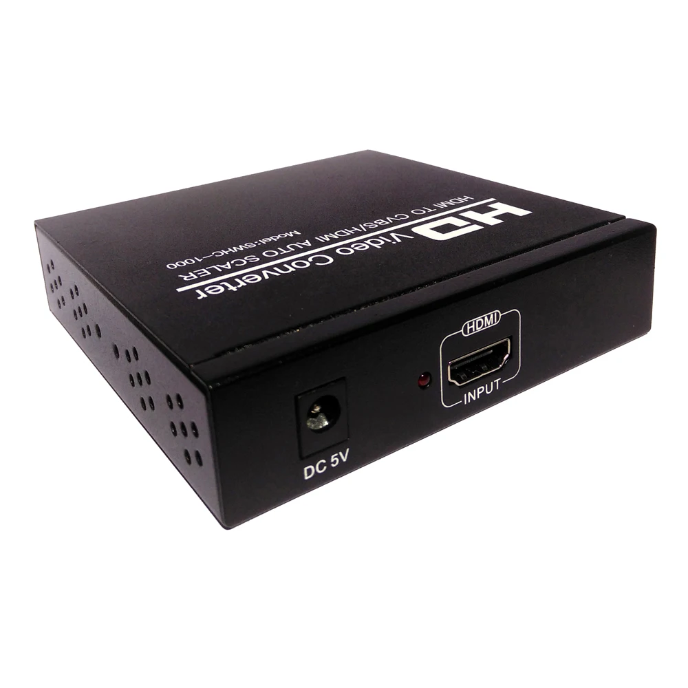 Автоскалер с HDMI на CVBS AV/HDMI Поддержка кода NTSC/ PAL HDCP для ТВ VHS VCR DVD рекордеров