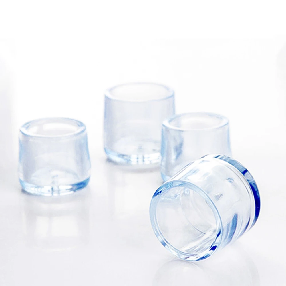 4 шт. резиновые колпачки на ножки стула белый нескользящий коврик круглая труба