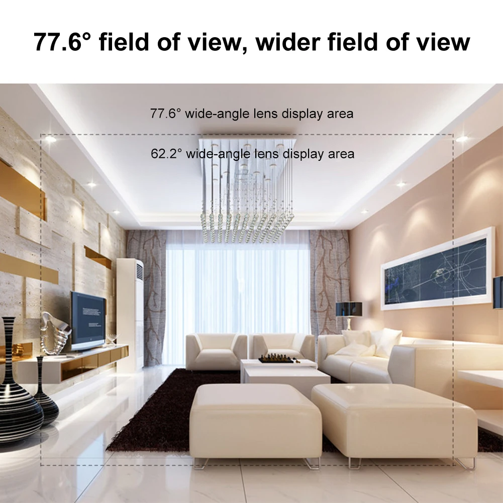 

Multifunction Camera Module 77.6 Degree Adjustable Focal Length Replacement Parts Easy Install 1080P HD B Plus