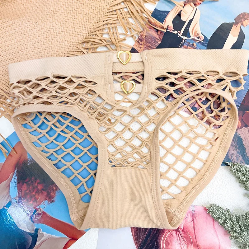 Для женщин ажурные сетки трусы сексуальное открытое платье с низкой талией