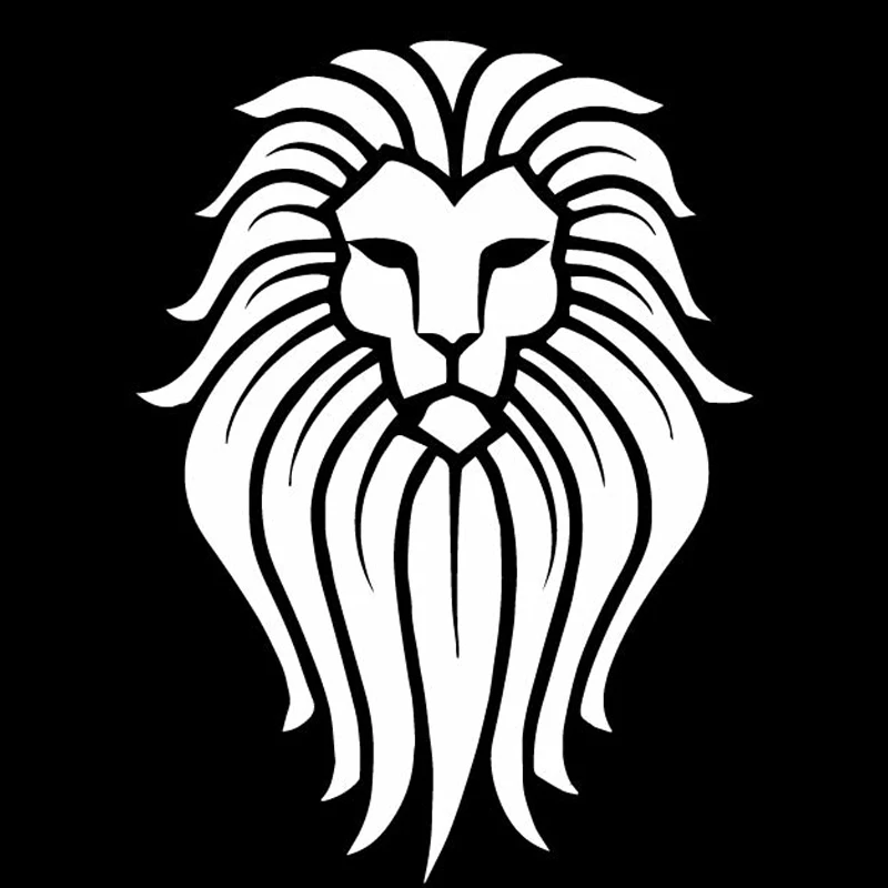 

11,9 см * 16,2 см благородное мультяшное украшение льва виниловая наклейка автомобильная наклейка B