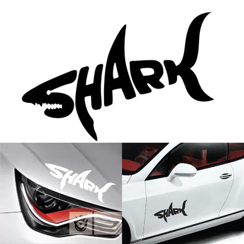SHARK Auto Car Trunk Thriller Rear Window Body Stickers
