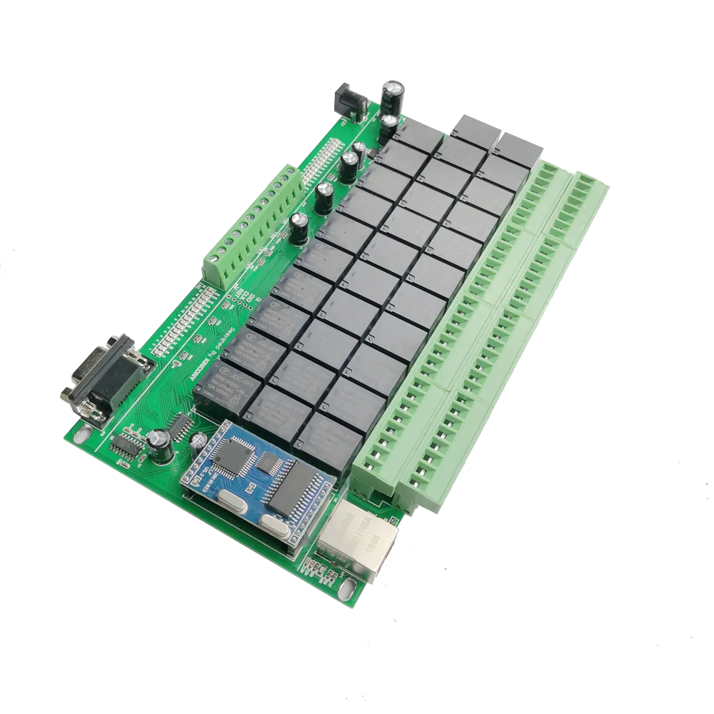 32 канала Ethernet триггерный релейный модуль с GPIO RJ45 RS232 TCP IP|Модули для умного дома| |