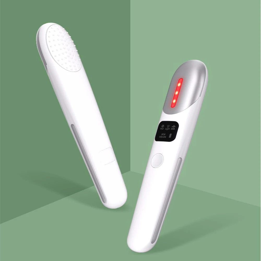 Вибрирующий массажер для глаз инструмент ухода за глазами светодиодный ным