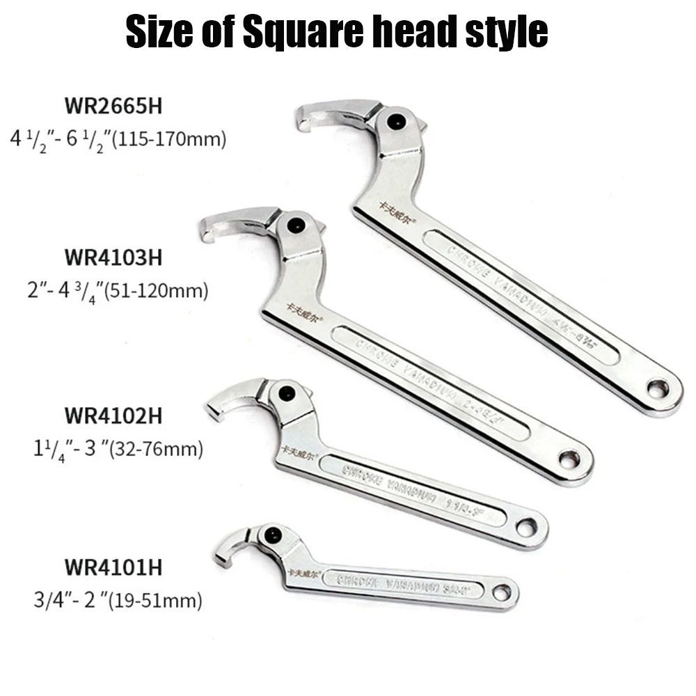 1 комплект регулируемый крючок гаечный ключ с квадратной головкой гаечные ключи