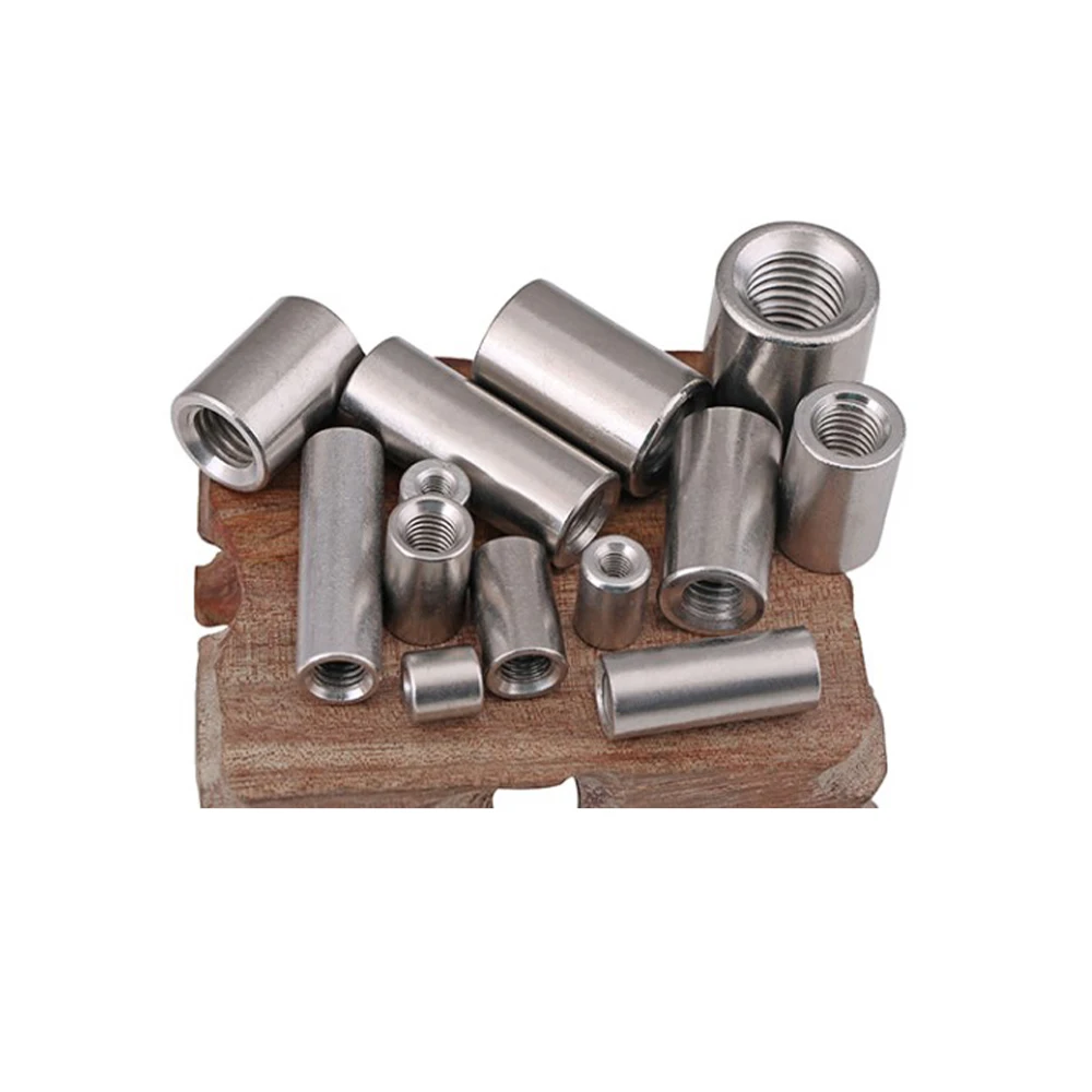 Круглые муфты гайки из нержавеющей стали A2 оснастка M14 M16 соединительная гайка