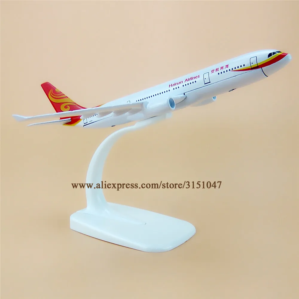 16 см Air China Hainan Airlines A330 модель самолета Аэробус 330 из металлического сплава литая