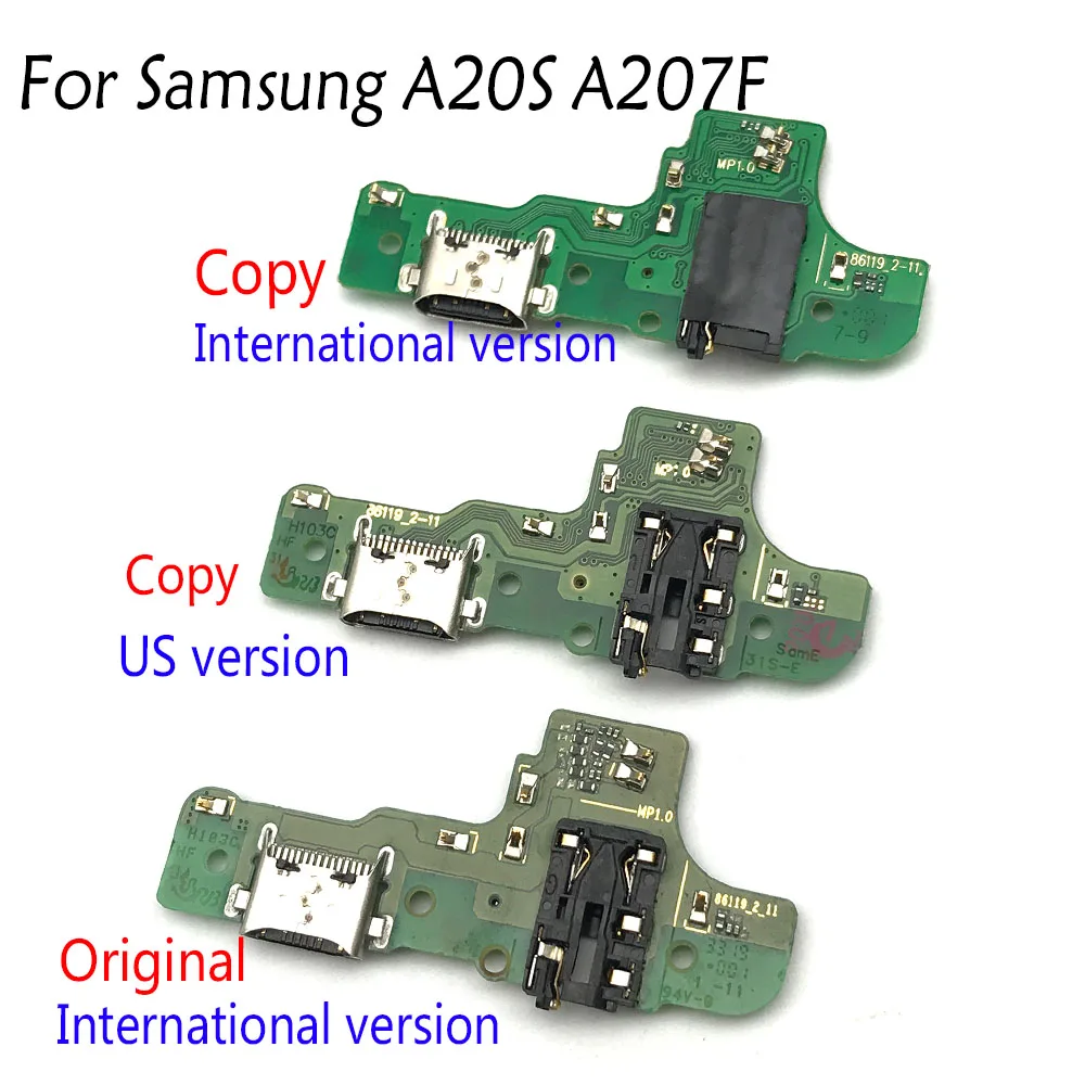 

Зарядное устройство с USB-портом 20 шт./лот, док-разъем, зарядная плата, гибкий кабель, микрофон, микрофонная плата для Samsung A20S A207F