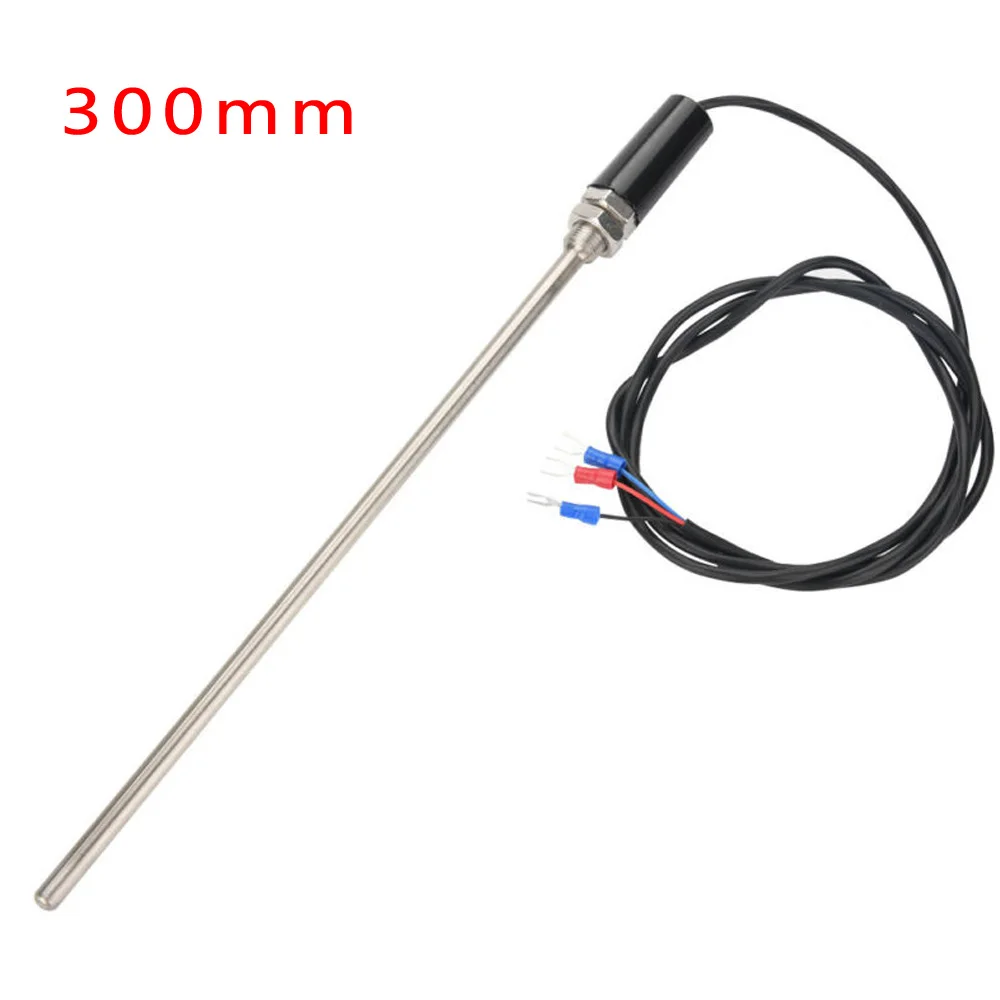 PT100 Тип датчик температуры из нержавеющей стали с термопарой кабелем 1 5 М прочный
