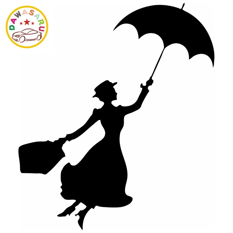 Стикер для автомобиля Mary Poppins модный ПВХ стикер украшения аксессуары креативный