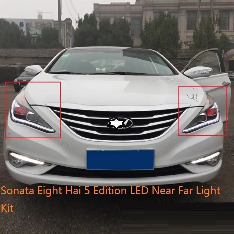 Luces Para Автомобильные дневные ходовые части Automovil светодиодные Drl фары задние 11 12 13