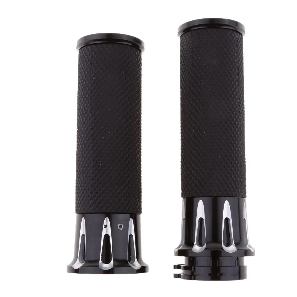 

1inch 25mm CNC Edge Cut Handlebar Hand Grip For Harley