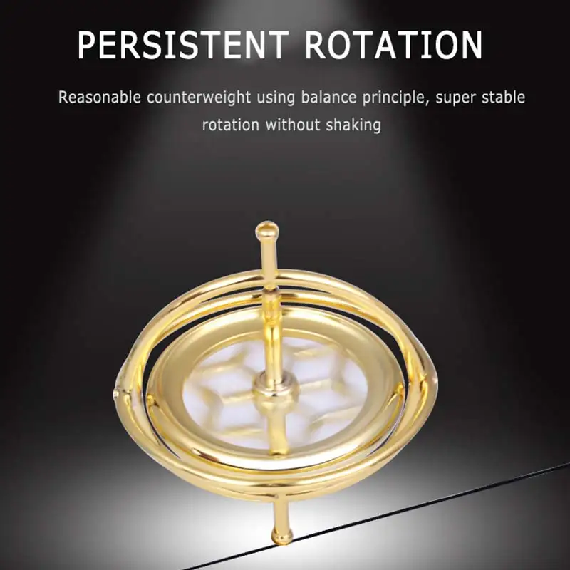 Креативный научный развивающий металлический гироскоп для пальцев высшее