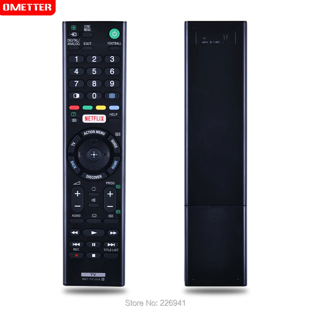 Пульт дистанционного управления для Sony led lcd TV RMT TX100A с netflix KD 75X8500C 49X8300C|Пульты ДУ| |