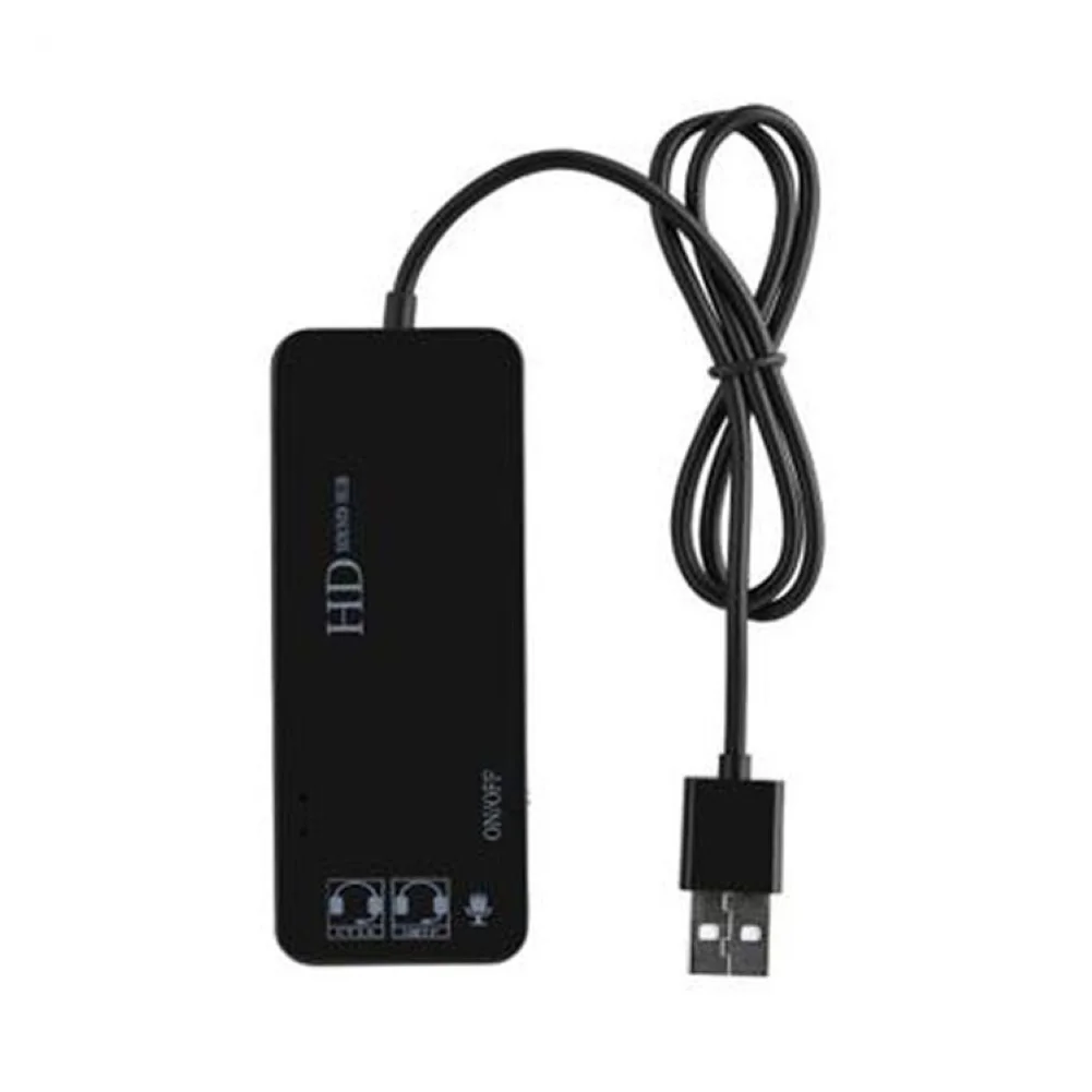 Звуковой адаптер с несколькими USB-портами микрофон 7 1 каналов звуковые карты