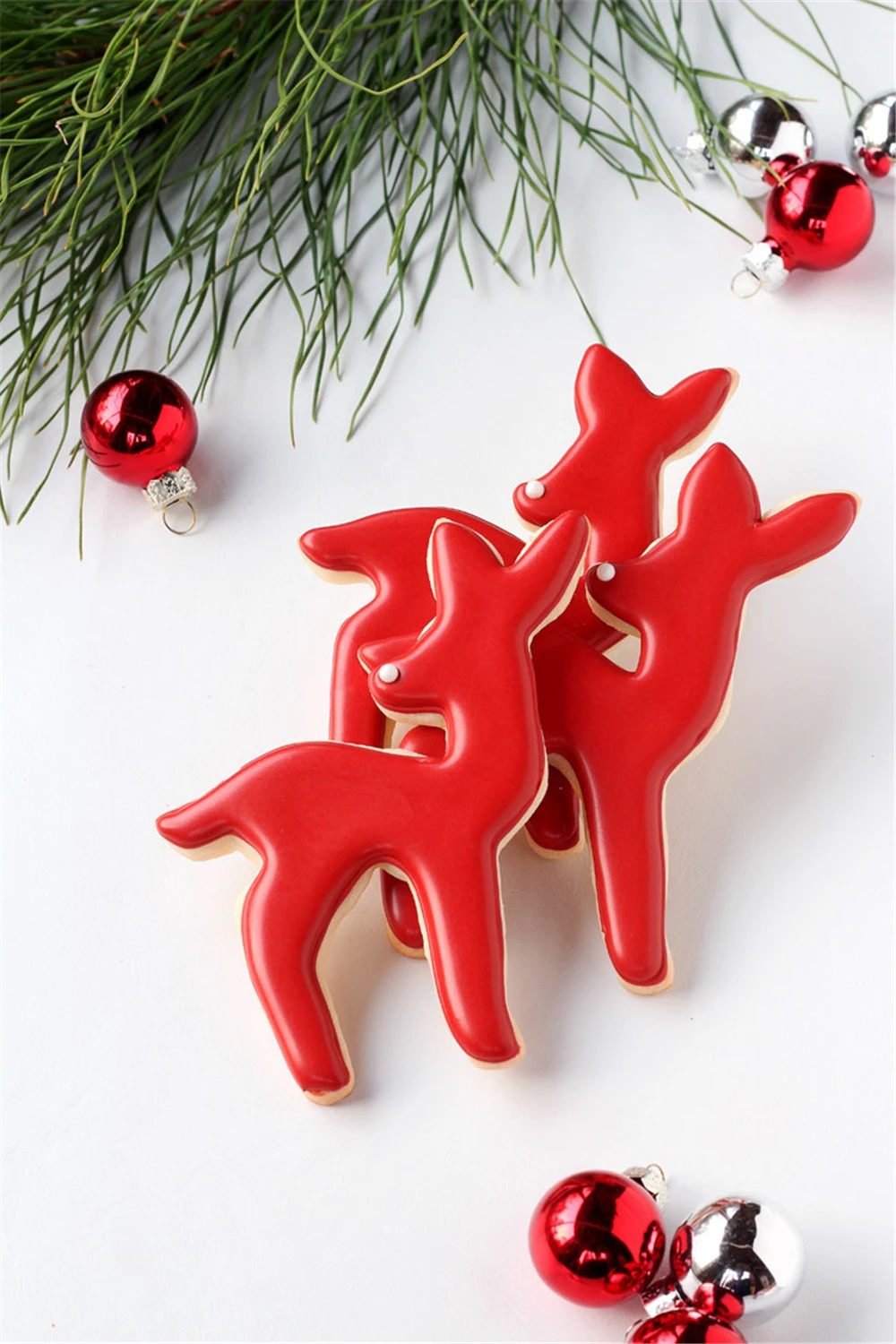 Christmas Cookie Cutter Stainless Steel Biscuit Mold Elk/Deer Shaped Cake DIY Tool Fondant Chocolate Decorating Tools |