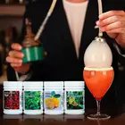 Молекулярные курительные чипсы, дымовой пистолет, дымчатые деревянные чипсы, специи, молекулярная кухня, для гурманов, лимонный, розовый, яблочный, мятный вкус