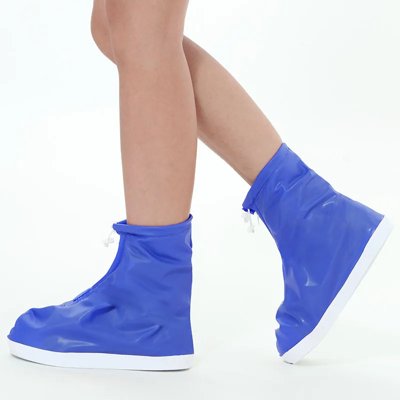 Чехлы для обуви от дождя женщин и мужчин водонепроницаемые чехлы утолщенные
