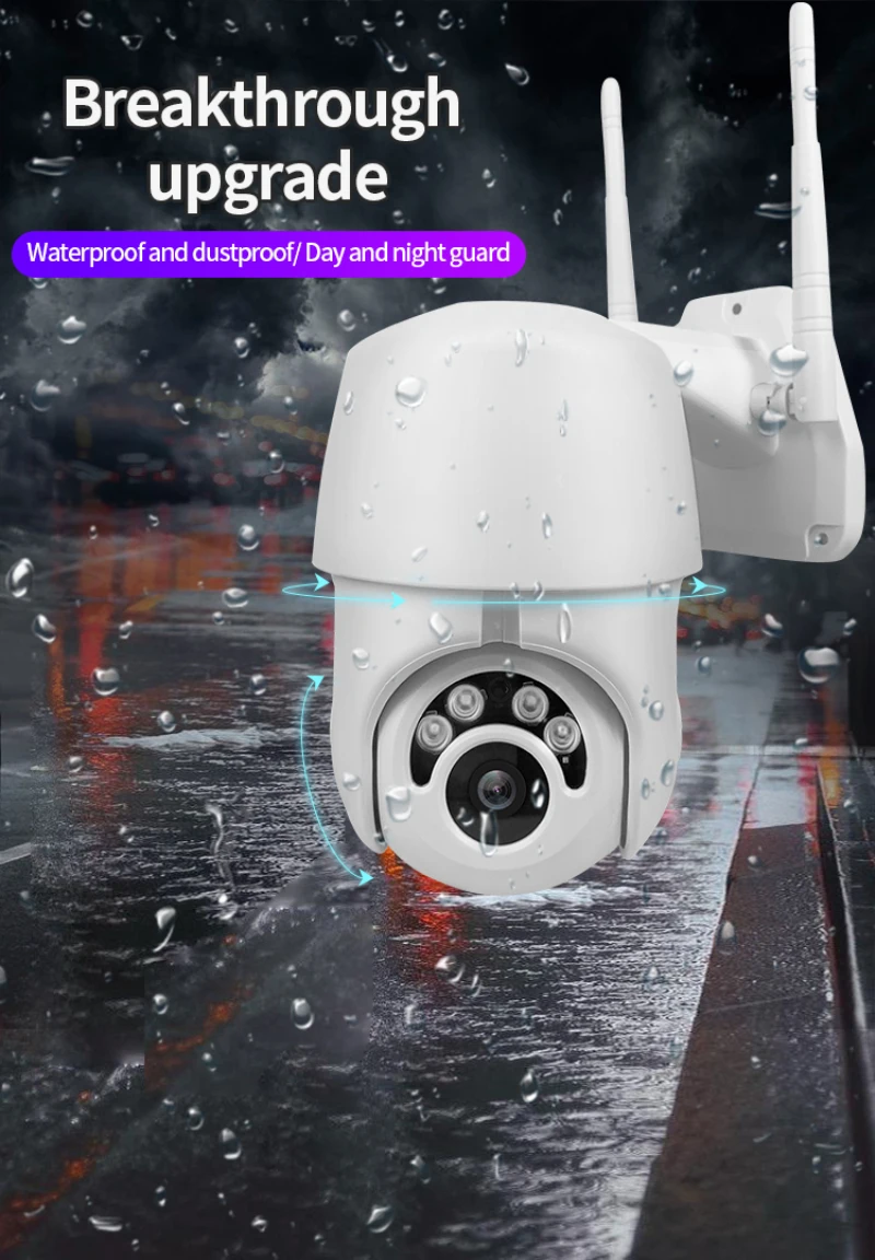 4X цифровой зум H.265X 1080p PoE IP PTZ IP Камера открытый Скорость купольная IP камера видеонаблюдения камеры WIFI Внешняя IR домашнего наблюдения