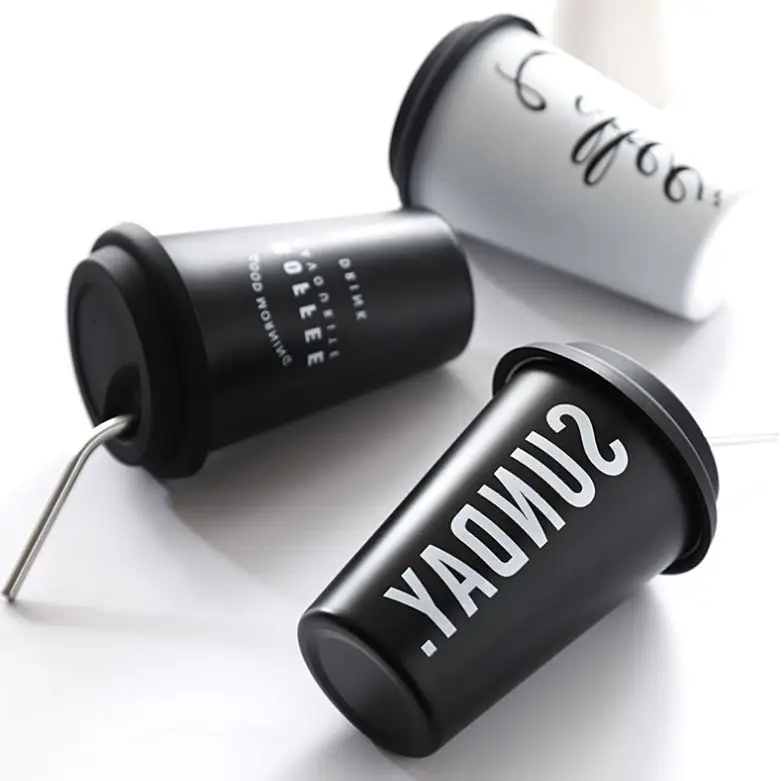 Креативные кофейные кружки утолщенные из нержавеющей стали чашки для чая