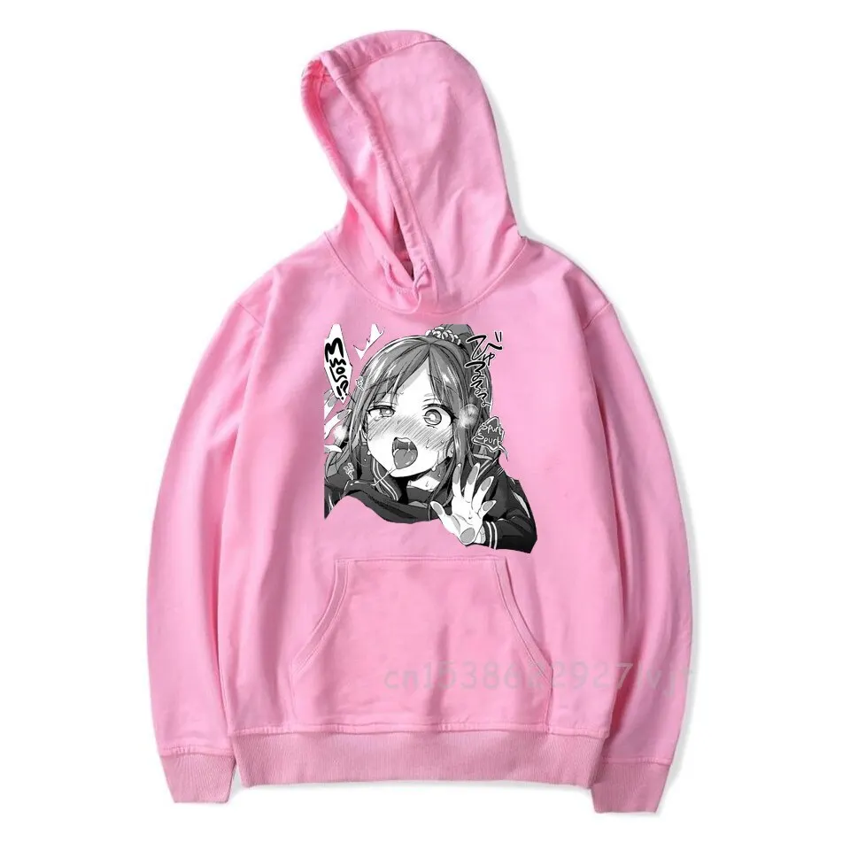 

Japan Anime Ahegao Shy Girl Women Men Hoodies Sweatshirt Spring Casual Hip Hop Fashoin Cartoon Pullover Hoodies Premium Cotton