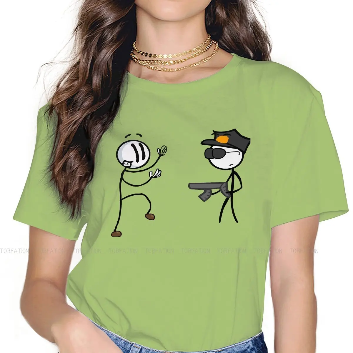 

Футболка с принтом «Don Shoot», стильная игровая футболка с принтом Генри липмин, Размер 5XL, особый подарок