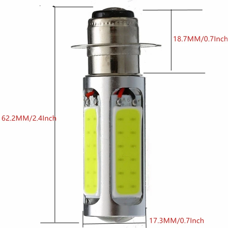 

Motorcycle LED Headlight H6 Single Claw Far And Near Light Motorcycle Headlight Driving Fog Light Bulb New 1pc