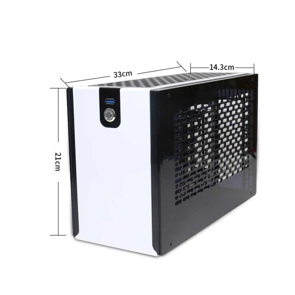 L50 ITX материнская плата Mini DIY настольный чехол акриловый прозрачный для игрового