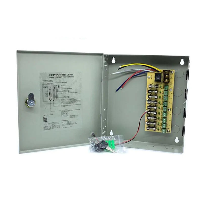 Caixa de Distribuição de Estabilização da Fonte de Alimentação do Interruptor de Monitoramento de Vias sem Fonte de Alimentação para o Quadro de Avisos Led e Tela de Exibição Led Fonte de alimentação de comutação