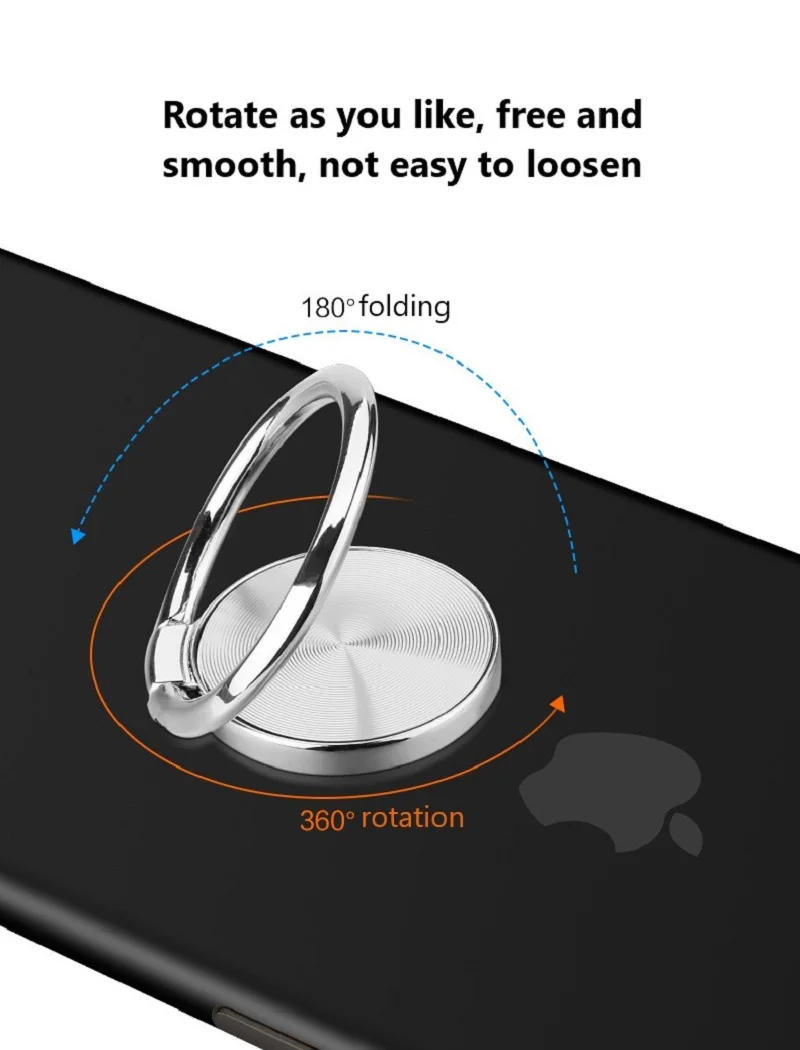 Универсальный держатель для телефона с кольцом на палец вращающийся 360 градусов
