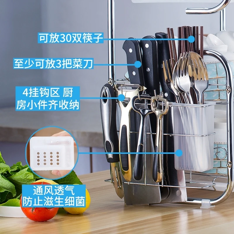 Кухонная стойка принадлежности коробка для хранения столовых приборов тарелка