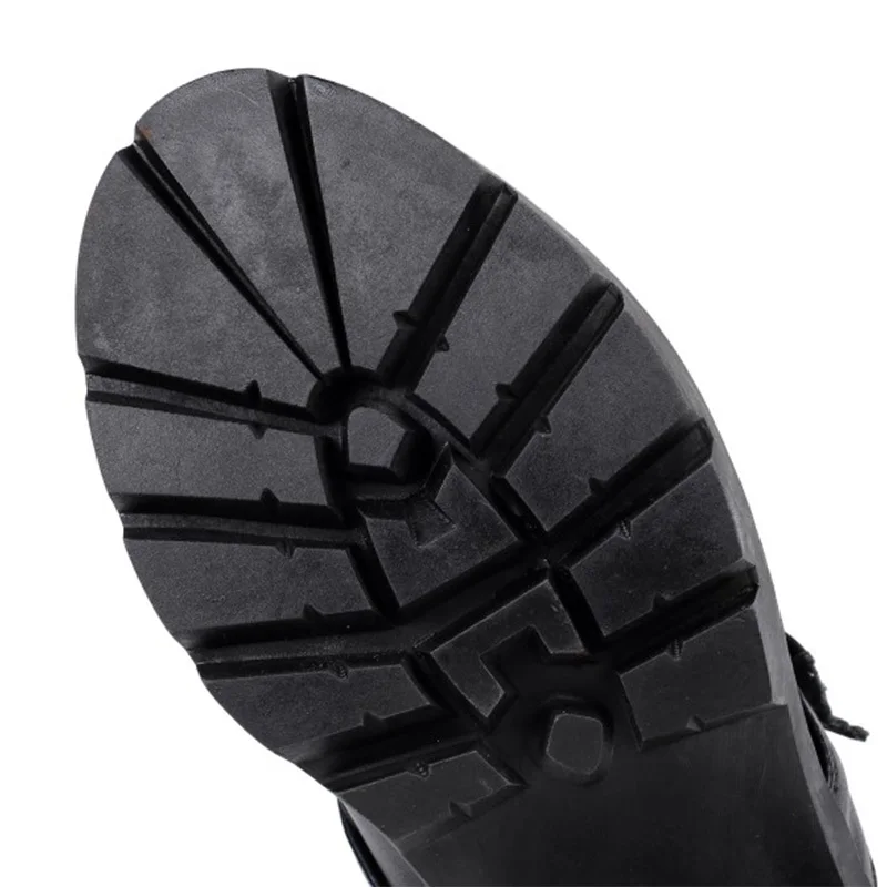 KALENMOS/байкерские ботинки женские полусапожки на платформе с квадратным каблуком