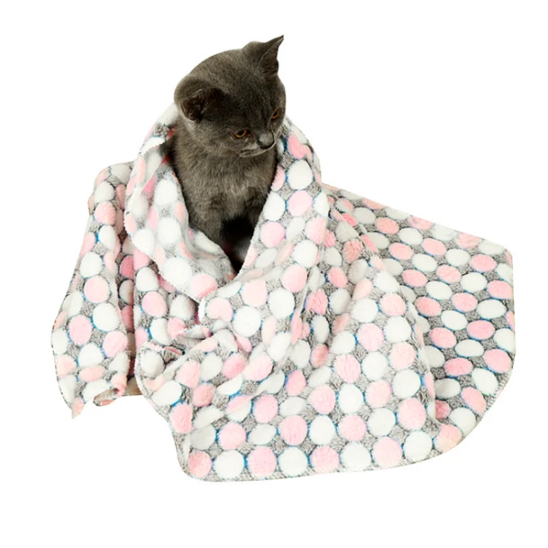 Коврики для домашних животных собак кошек мягкое одеяло щенков теплое Флисовое