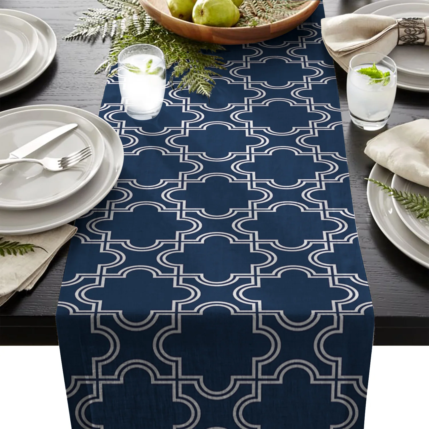 Современная скатерть с марокканским узором для свадебной вечеринки