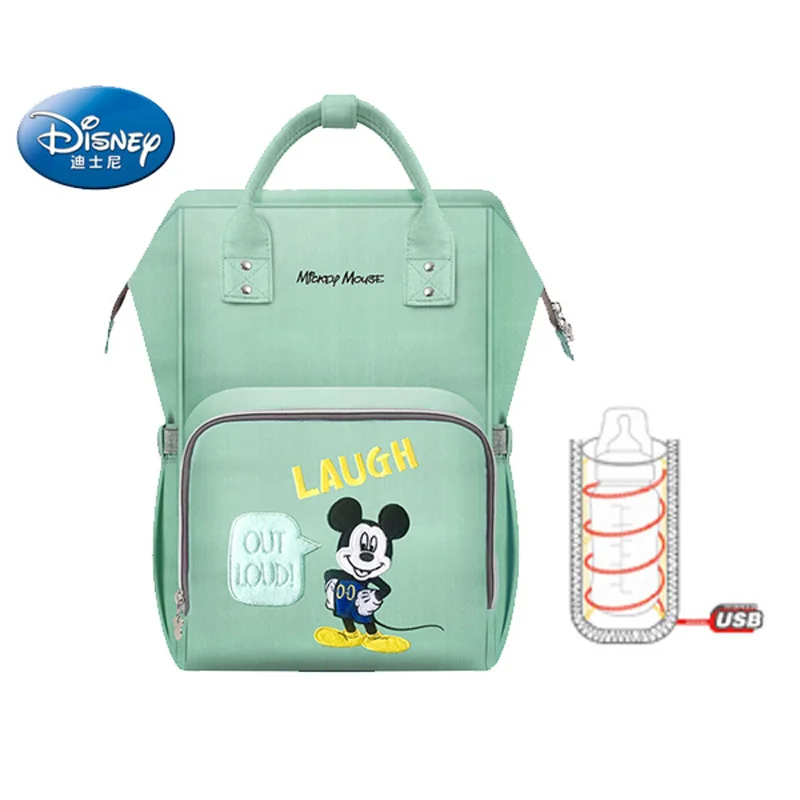 B111 Дисней сохранение тепла пеленки мешок USB Подогрев дорожный рюкзак для беременных большой емкости уход за ребенком подгузник рюкзак - Цвет: B111