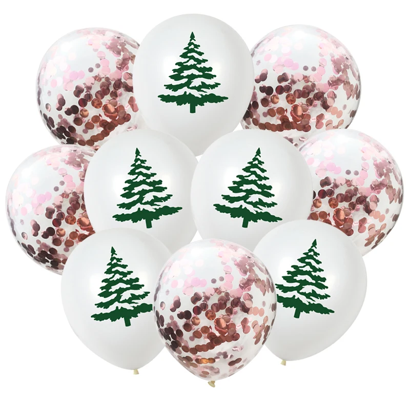 10 шт. латексные воздушные шары в виде Санта Клауса|Воздушные и аксессуары| |