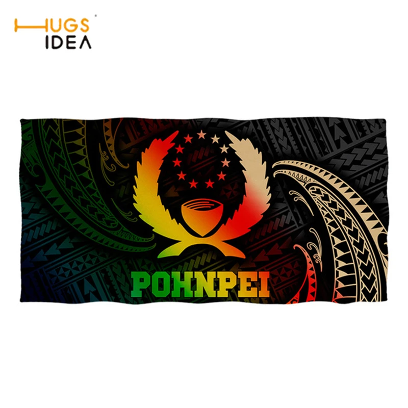 HUGSIDEA понпей полотенце для душа пляжное в полинезийском стиле рук сухих волос