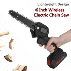 Беспроводная Электрическая цепная пила для обрезки, 6 дюймов, 88VF, с литиевым аккумулятором Makita, ручные электроинструменты с плавной скоростью, вилка EUUS