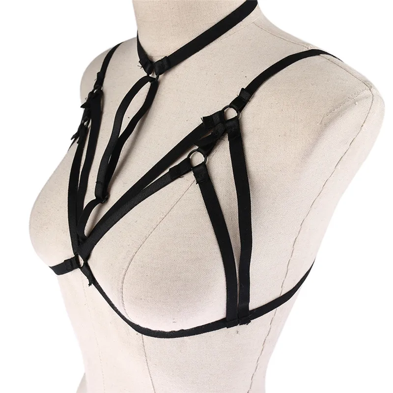 Бюстгальтер женский с глубоким вырезом откровенное экзотическое Бандажное