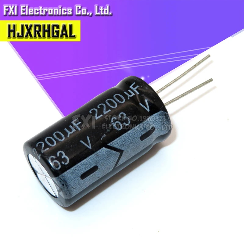5 шт. 63v2200uf 18*31 алюминиевая крышка 63В 2200 мкФ 18x31 электролитический Капа конденсатор