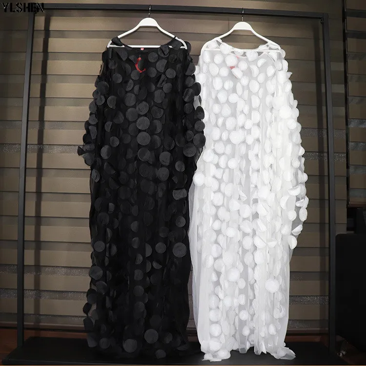 Новинка Осень 2019 модное свободное платье Дашики большого размера с вышивкой