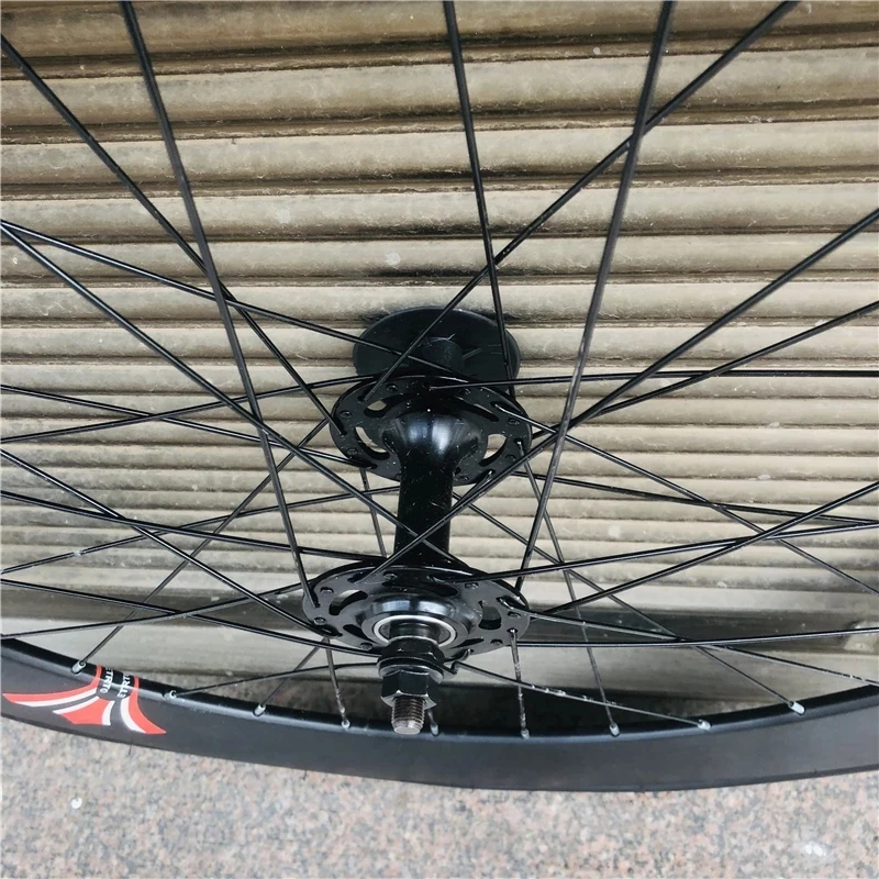 700C Fixie гусеничный Велосипед колесный обод 70 мм передняя и задняя 32H ступица