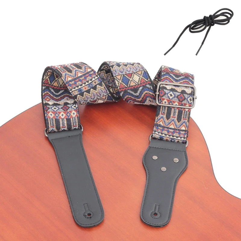 

Регулируемый ремень для электрогитары WXTF, держатели из искусственной кожи, ремешок для басов для акустической гитары, аксессуары для ремня